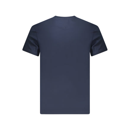 Tricou Tommy Hilfiger albastru din bumbac