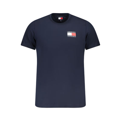 Tricou Tommy Hilfiger albastru din bumbac