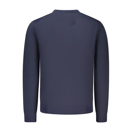 Tommy Hilfiger Blue Cotton Mens Knitwear