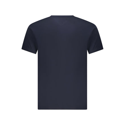 Tricou Tommy Hilfiger albastru din bumbac