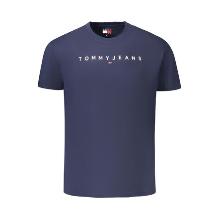 Tricou Tommy Hilfiger albastru din bumbac