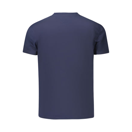 Tricou Tommy Hilfiger albastru din bumbac