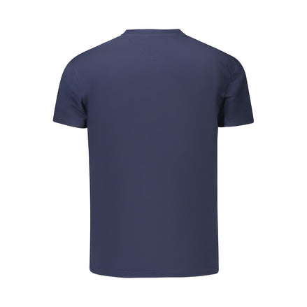 Tricou Tommy Hilfiger albastru din bumbac