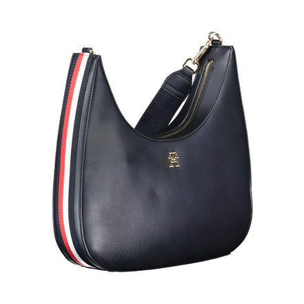 Geantă de umăr Tommy Hilfiger albastră din poliester