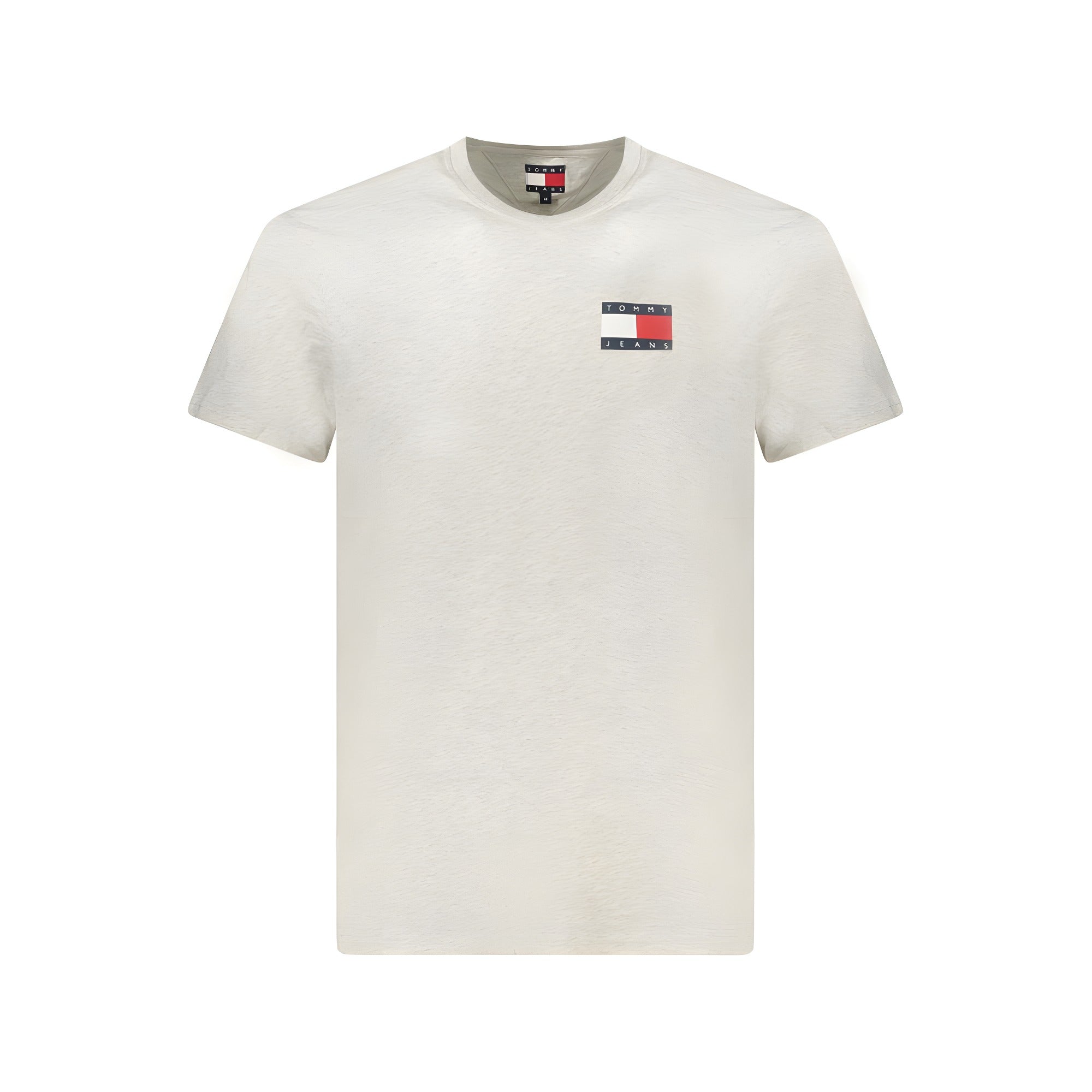 Tricou Tommy Hilfiger gri din bumbac