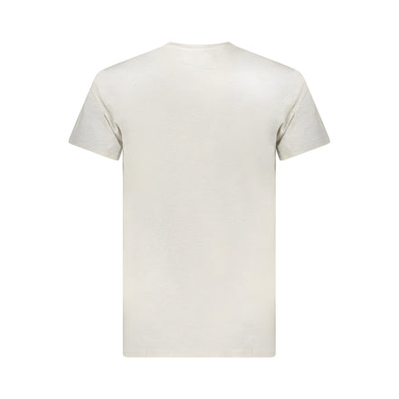 Tricou Tommy Hilfiger gri din bumbac