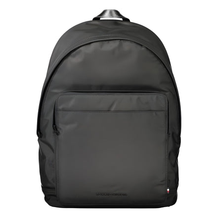 Rucsac Tommy Hilfiger negru din poliester pentru bărbați