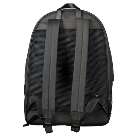 Rucsac Tommy Hilfiger negru din poliester pentru bărbați