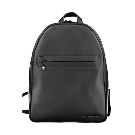 Rucsac Tommy Hilfiger negru din poliuretan