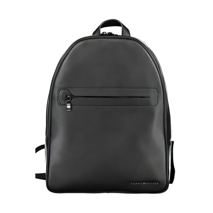 Rucsac Tommy Hilfiger negru din poliuretan