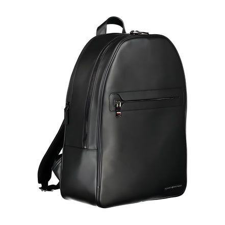 Rucsac Tommy Hilfiger negru din poliuretan
