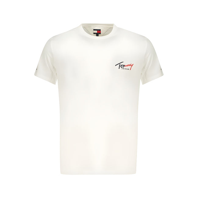 Tommy Hilfiger White Cotton Men's T-Shirt