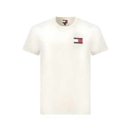 Tricou Tommy Hilfiger alb din bumbac