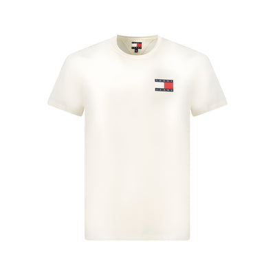Tricou Tommy Hilfiger alb din bumbac