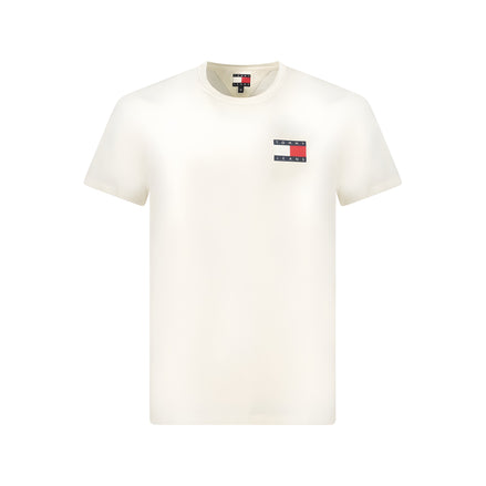 Tricou Tommy Hilfiger alb din bumbac