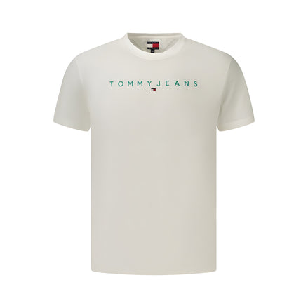 Tricou Tommy Hilfiger alb din bumbac