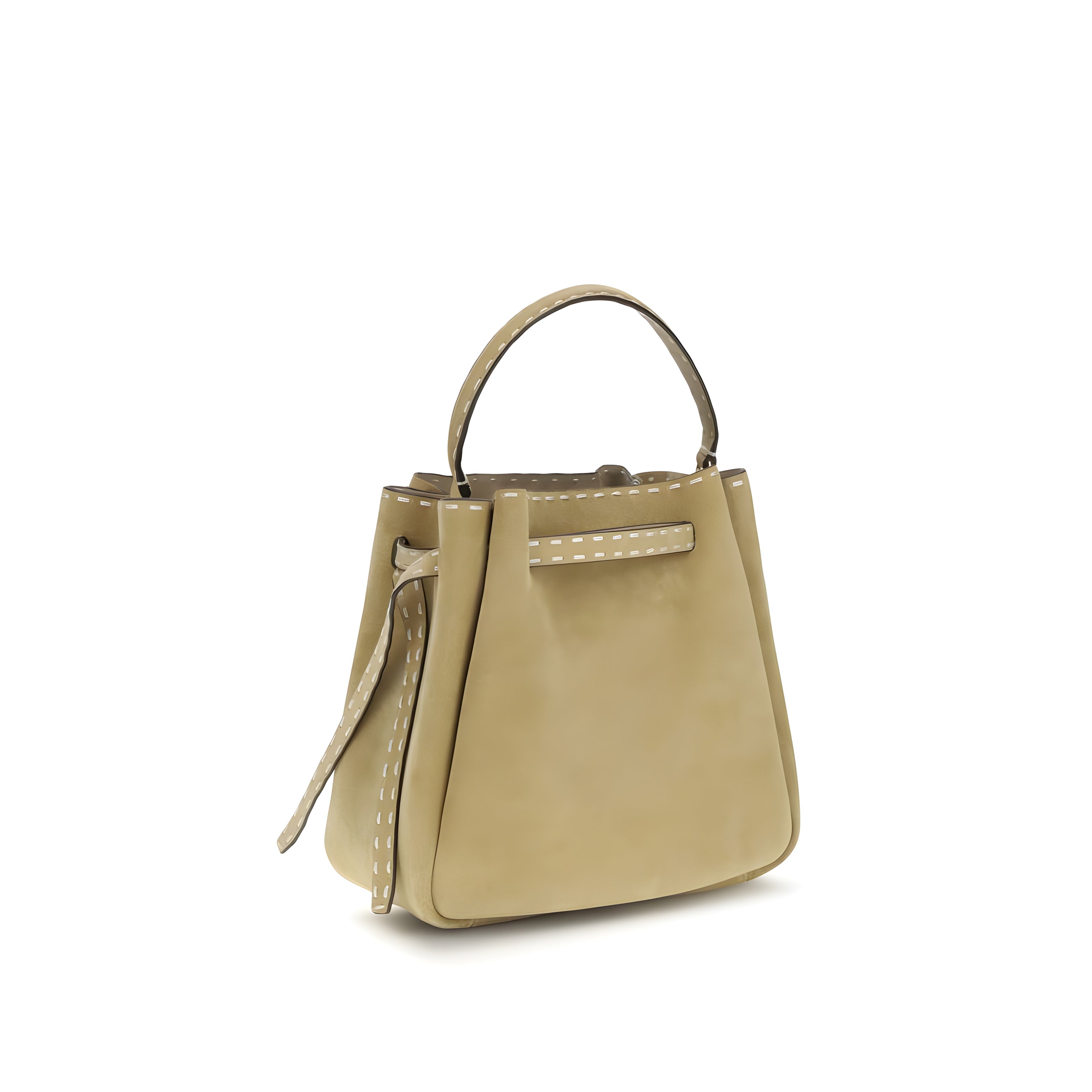 Tory Burch Beige Bucket Bag