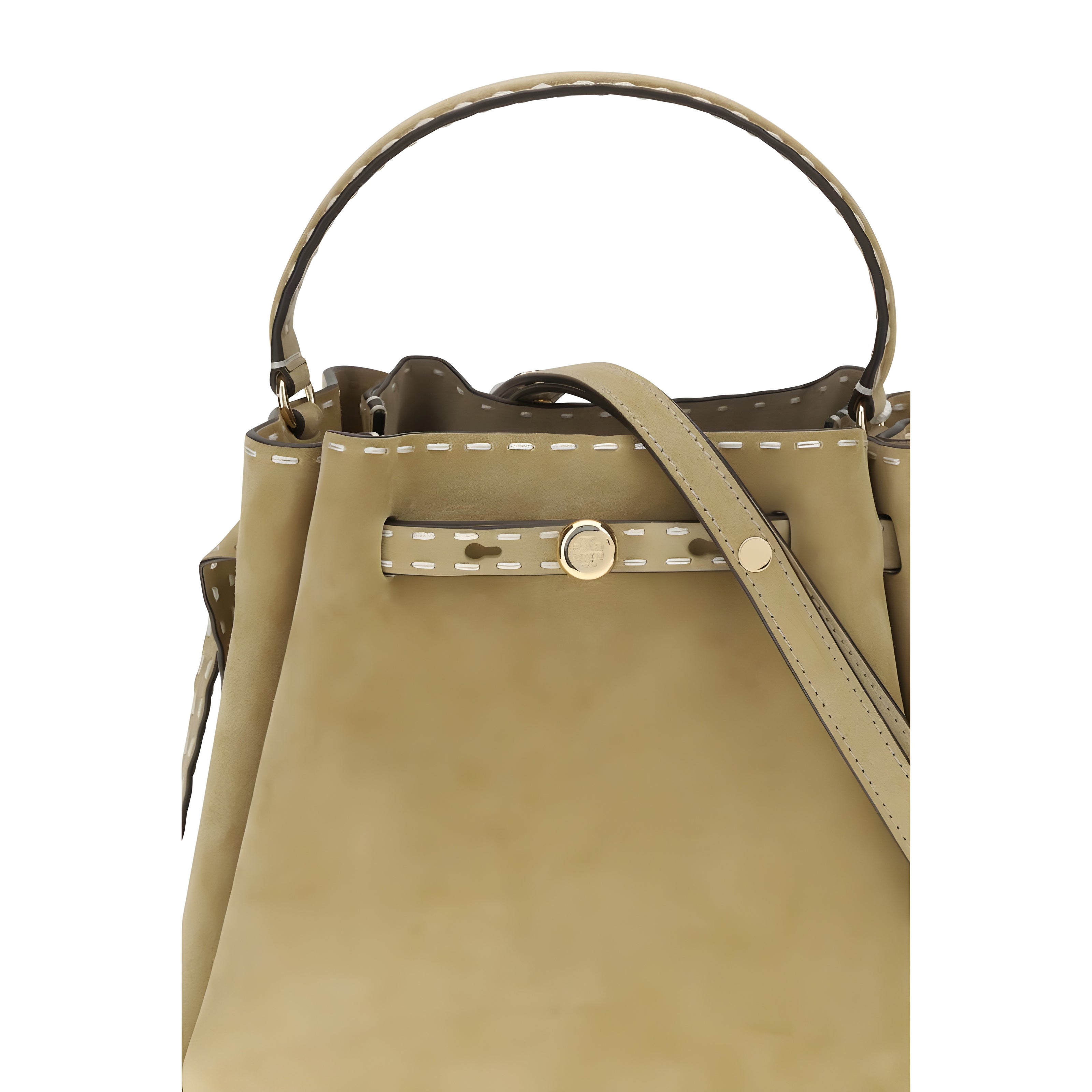 Tory Burch Beige Bucket Bag