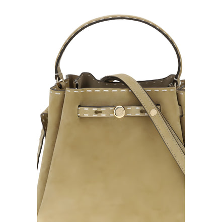 Tory Burch Beige Bucket Bag