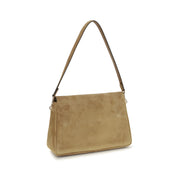 Geantă de umăr Tory Burch Charlie, bej