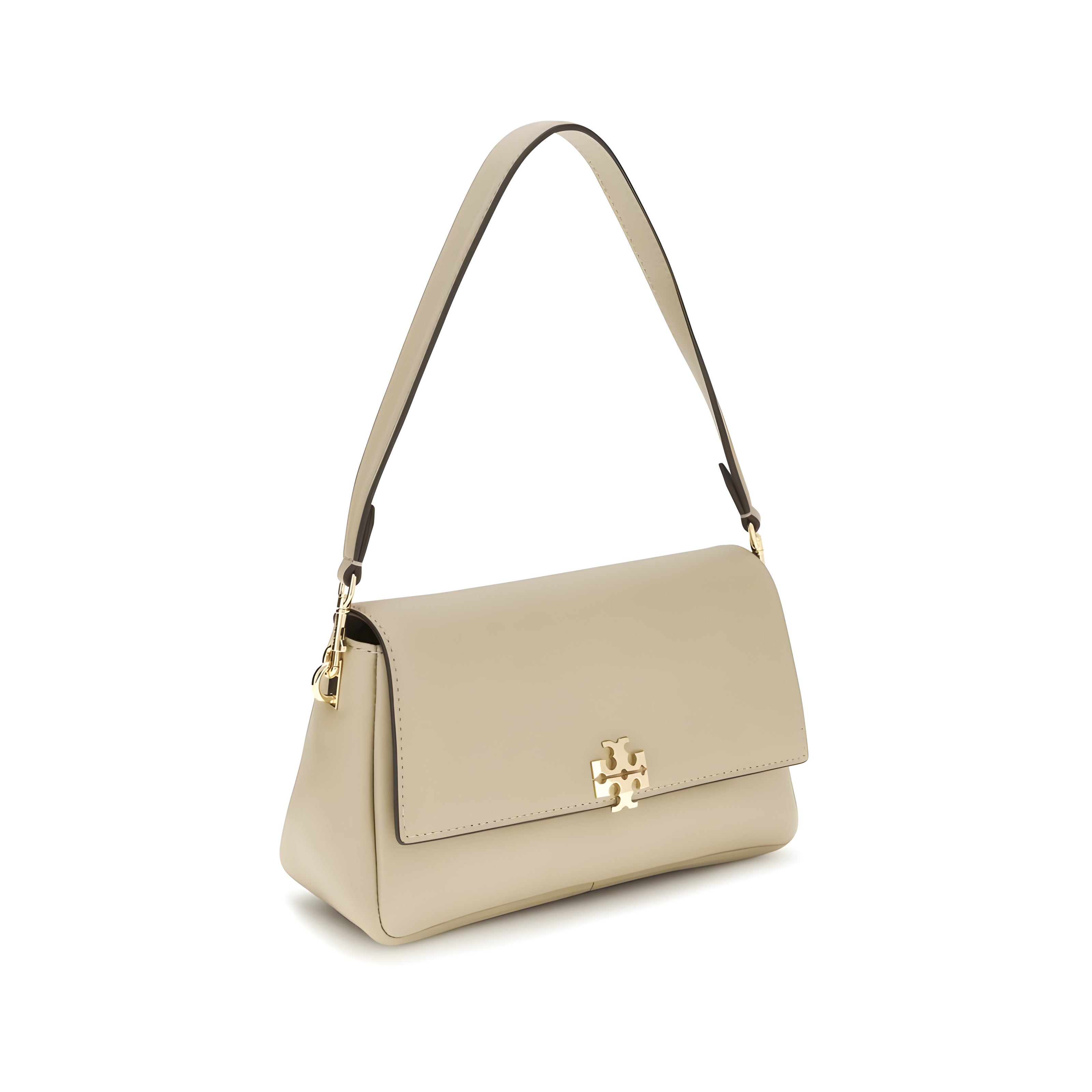 Tory Burch Beige Charlie Small Shoulder Bag