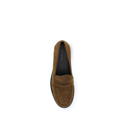Mocasini slip-on bej Tory Burch