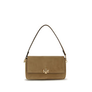 Geantă de umăr Tory Burch din piele bej