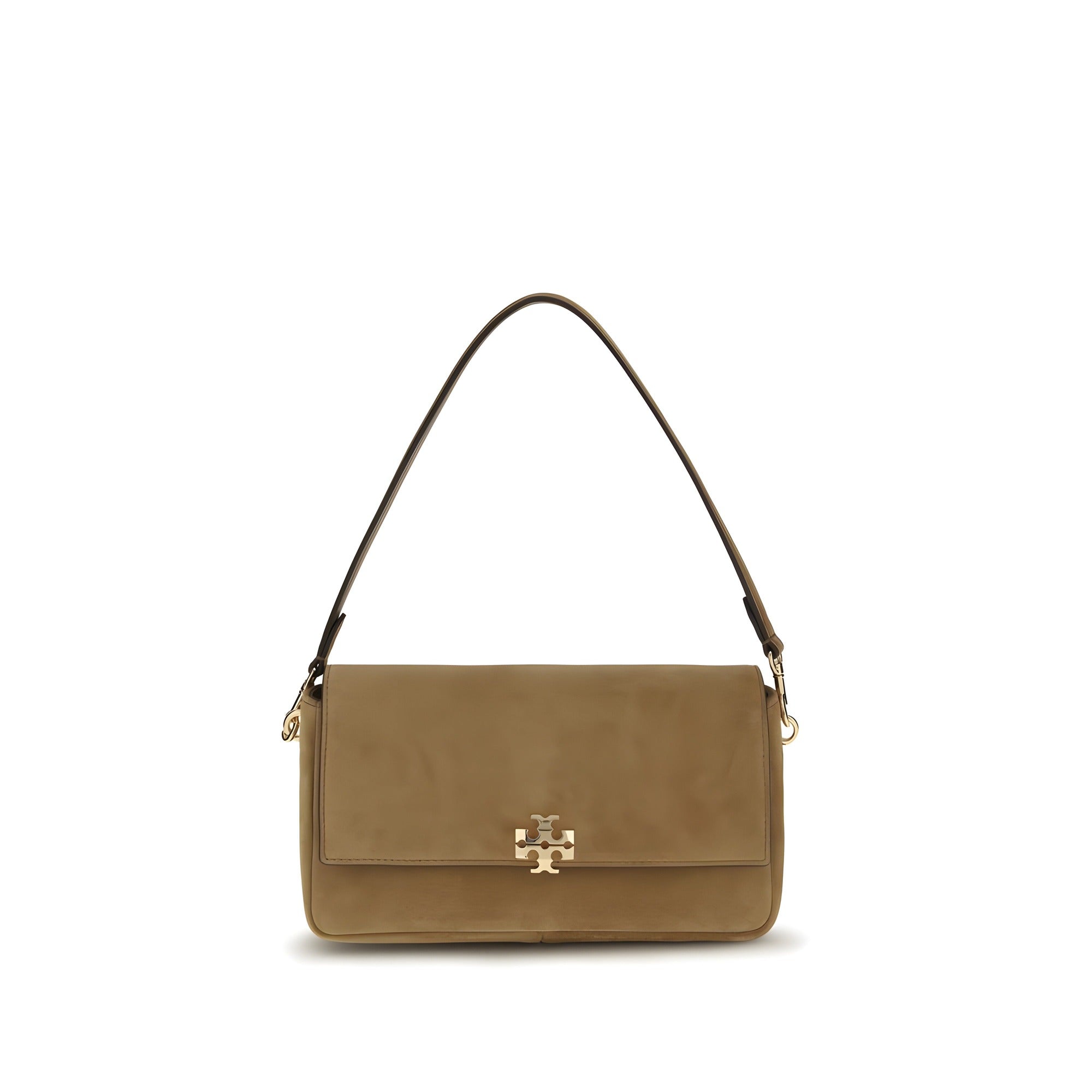 Geantă de umăr Tory Burch din piele bej