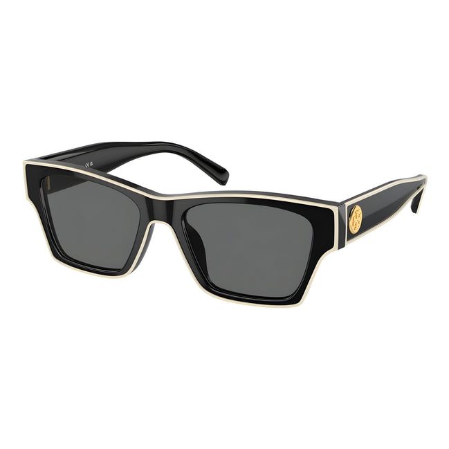 Ochelari de soare negri Tory Burch