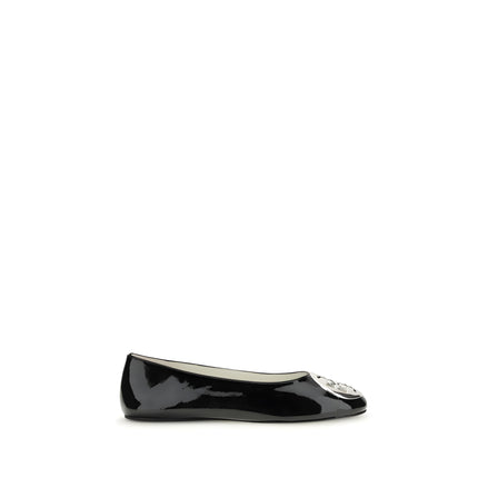Tory Burch Black Ballet Flats
