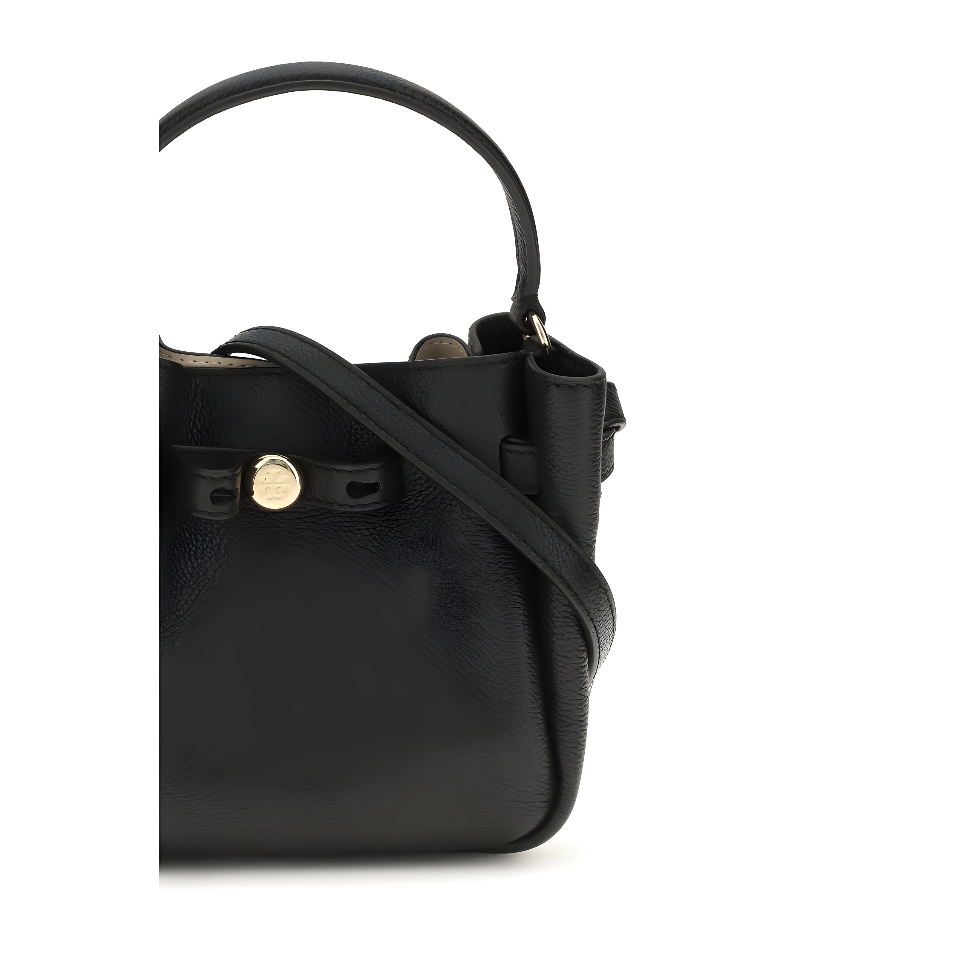 Geantă tip găleată Tory Burch neagră