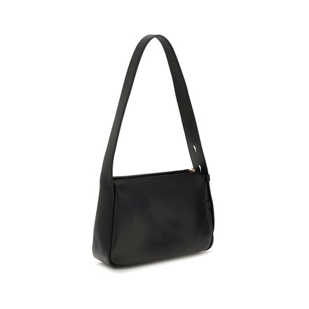 Tory Burch Black Calf Leather Shoulder Bag