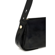 Tory Burch Black Calf Leather Shoulder Bag