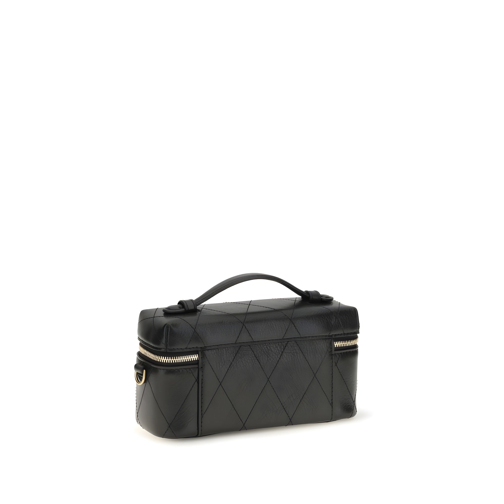 Beauty case Tory Burch negru din piele