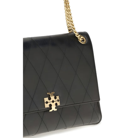 Geantă de umăr Tory Burch neagră din piele