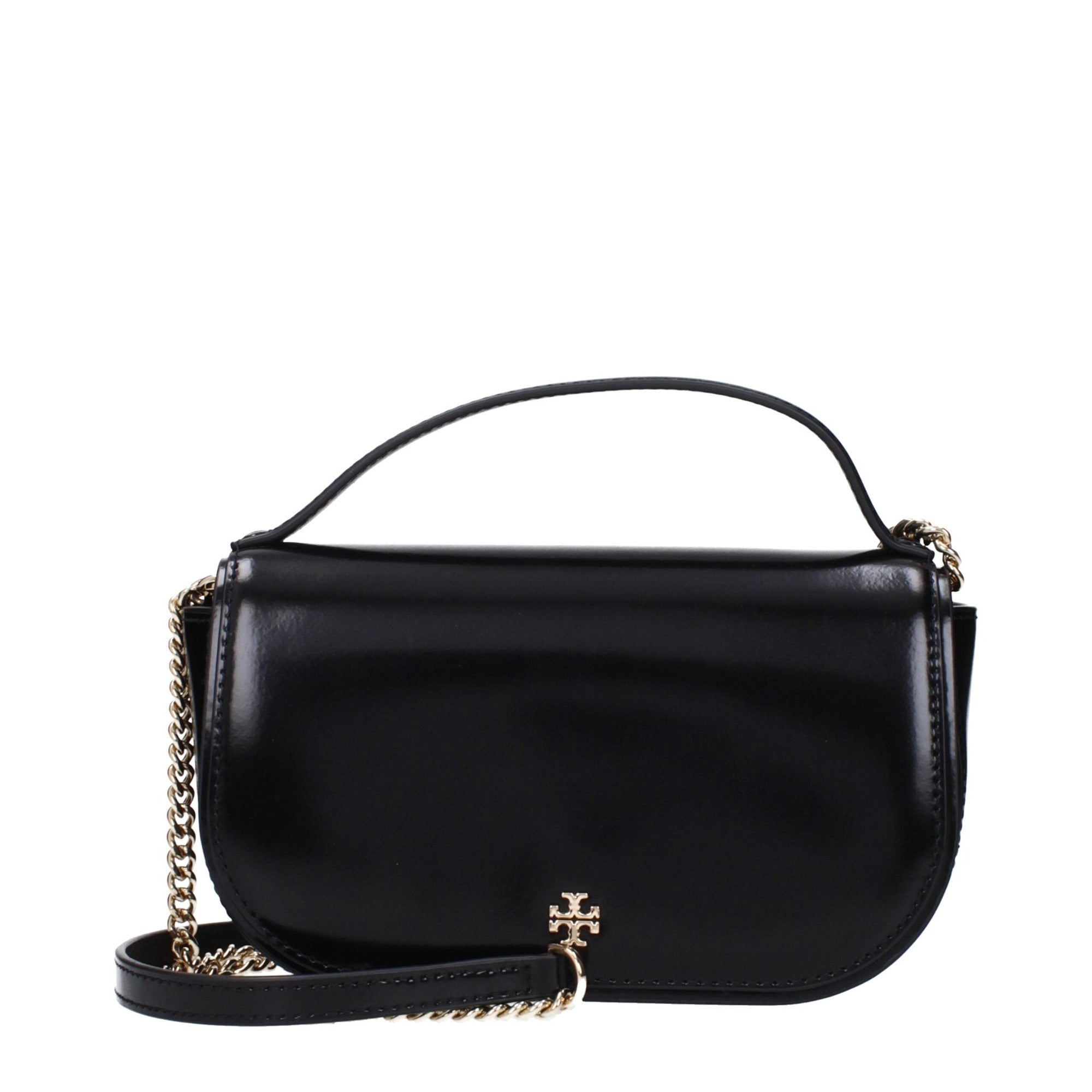 Geantă de mână Tory Burch neagră din piele