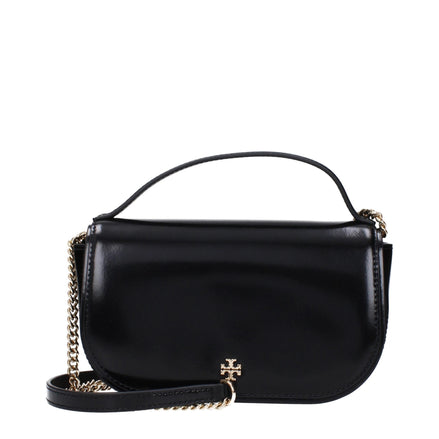 Geantă de mână Tory Burch neagră din piele
