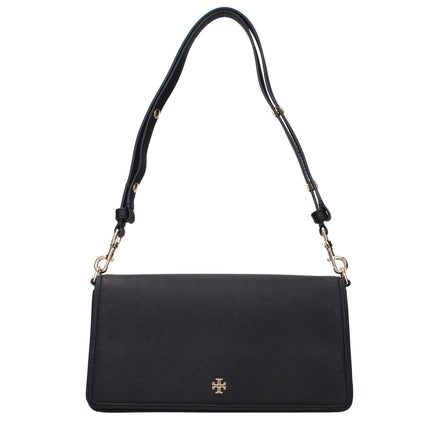 Geantă de umăr Tory Burch din piele neagră