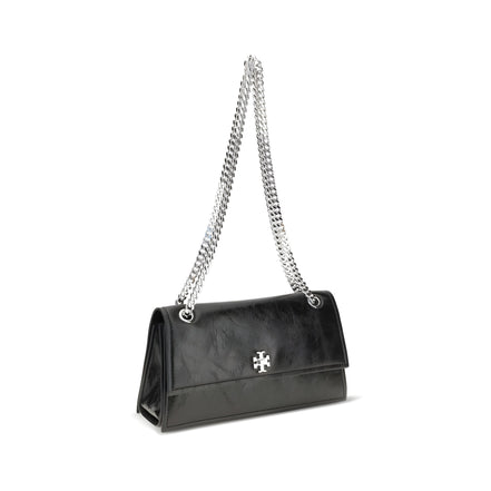 Tory Burch Black Suede Leather Shoulder Bag