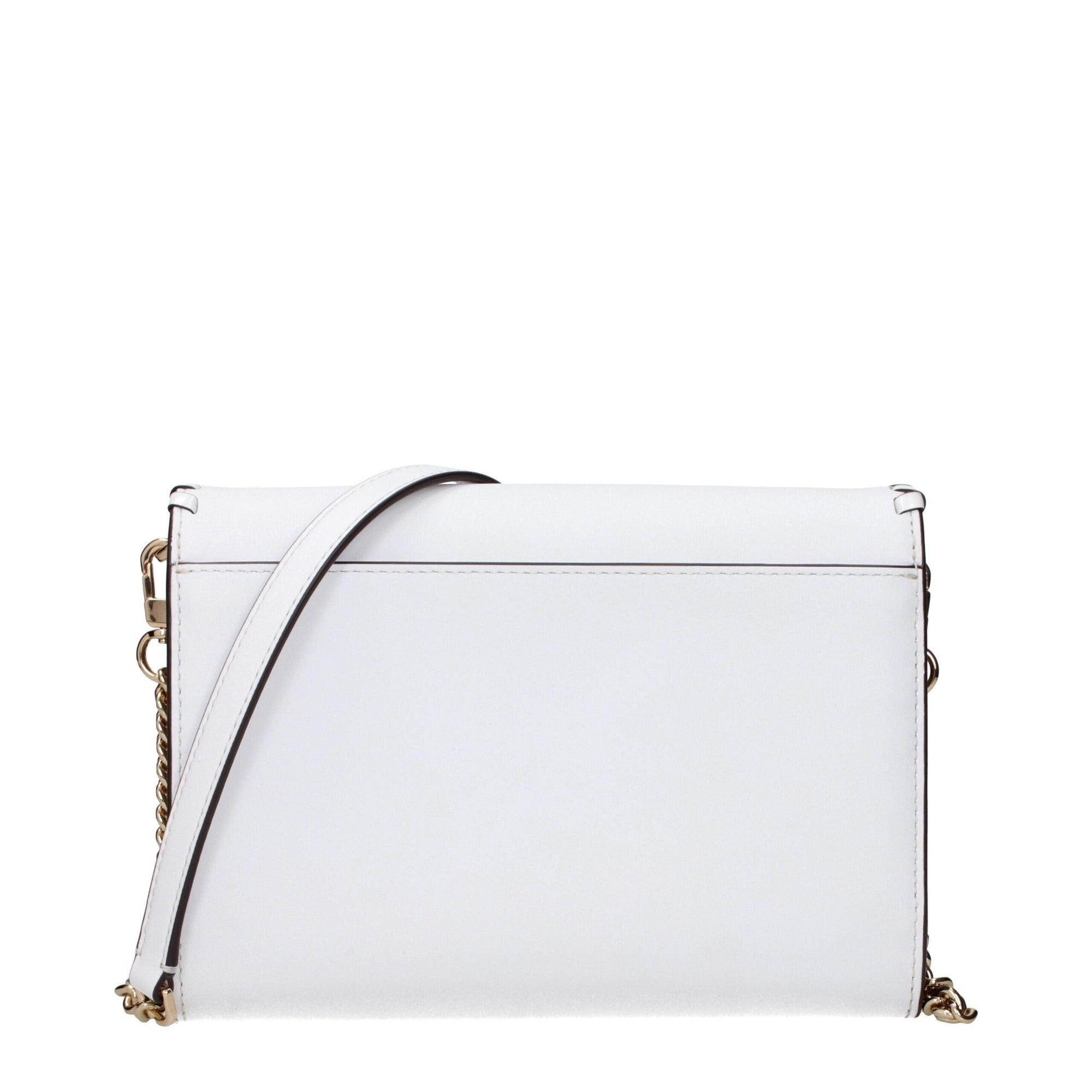 Geantă plic Tory Burch alb din piele