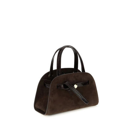 Tory Burch Geantă de Umăr Maro din Piele Întoarsă