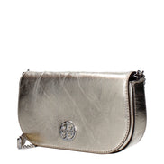 Geantă crossbody Tory Burch din piele aurie
