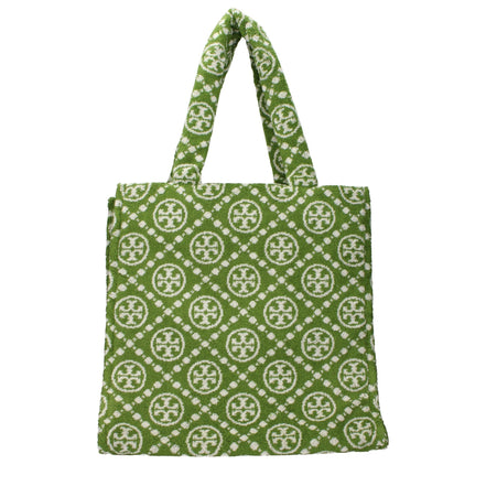 Geantă de umăr Tory Burch verde din material textil