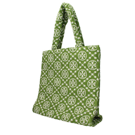Geantă de umăr Tory Burch verde din material textil