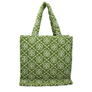 Geantă de umăr Tory Burch verde din material textil