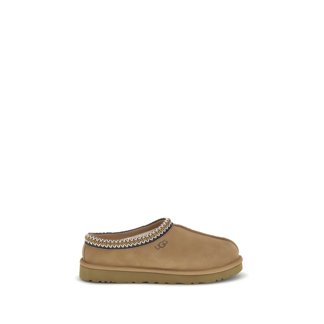 UGG Beige Leather Mules