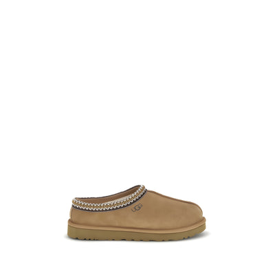 UGG Beige Leather Mules