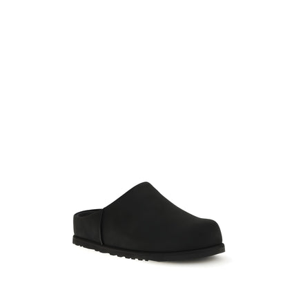 Papuci UGG negri din piele