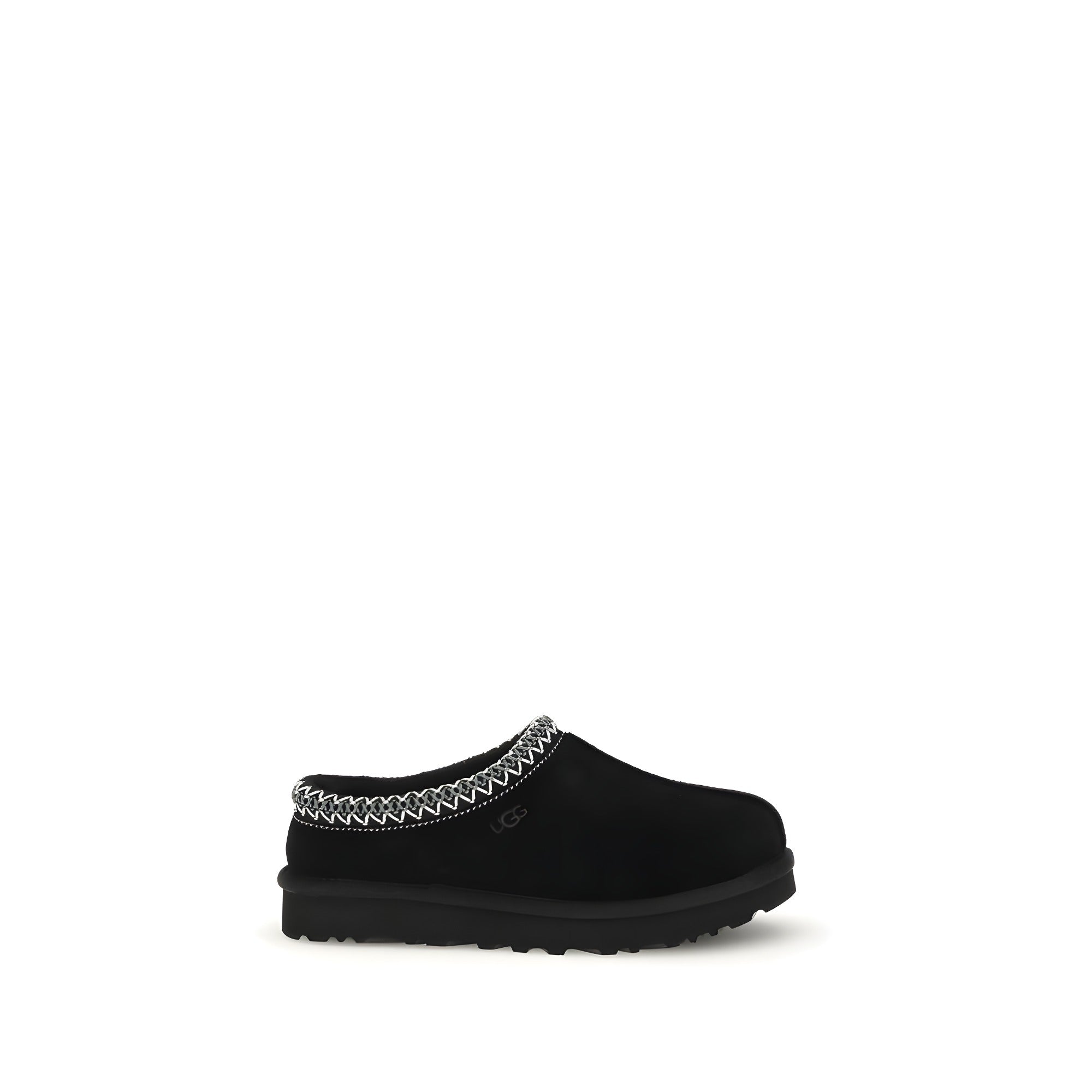Mules UGG negre din piele întoarsă