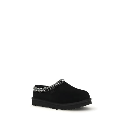 Mules UGG negre din piele întoarsă